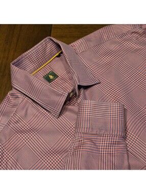 Robert Talbott Classic Men's Long Sleeve Button-Up Dress Shirt XL